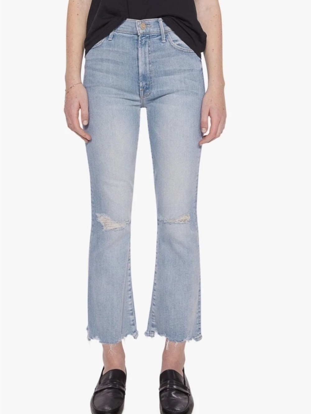 Mother The Hustler Ankle Chew Jeans Size 26